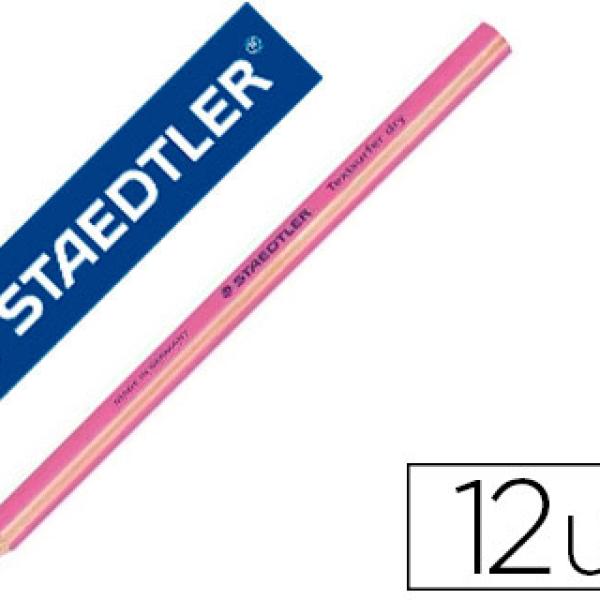 Lápis Staedtler Fluorescente Triangular Top Star Rosa Caixa de 12 Unidades