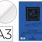 Bloco de Desenho Aguarela Canson Xl Mix Media Grano Medio A3 Espiral 30F 300 Gr