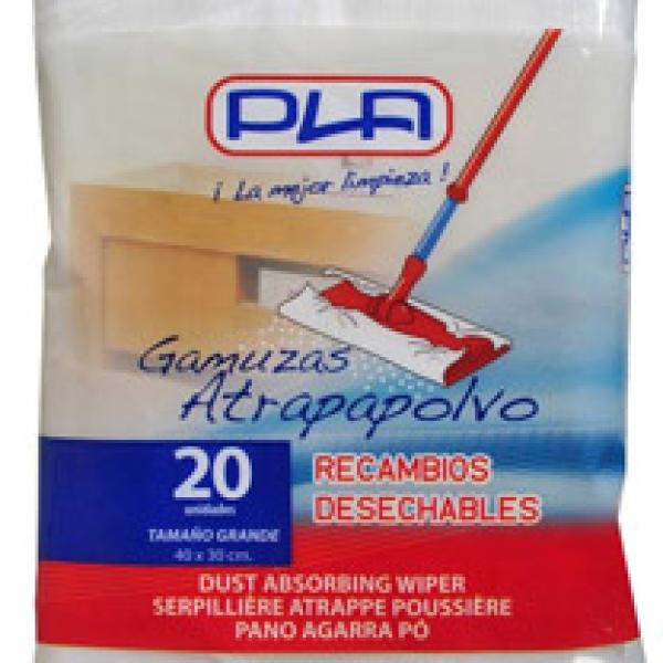Recarga Mopa Agarra O Po Descartavel Grande 40X30 Cm Bolsa De 20 Unidades - PLA
