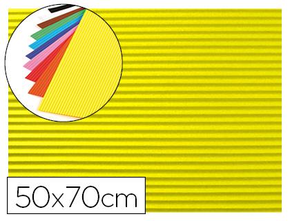 Goma Eva Ondulada 50X70cm Espessura 2,2mm Amarelo