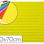 Goma Eva Ondulada 50X70cm Espessura 2,2mm Amarelo