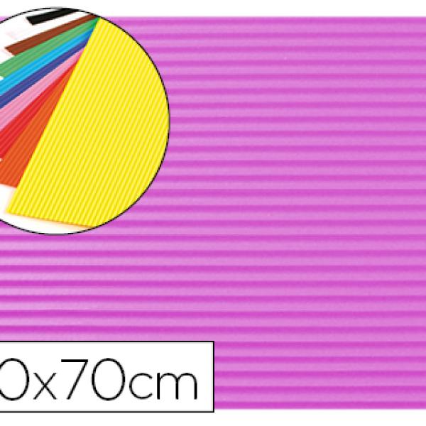 Goma Eva Ondulada 50X70cm Espessura 2,2mm Rosa