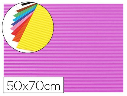 Goma Eva Ondulada 50X70cm Espessura 2,2mm Rosa