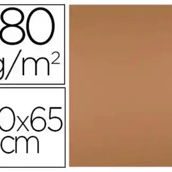 Cartolina 50X65 180 Gr Castanho Chocolate Embalagem de 25 Unidades
