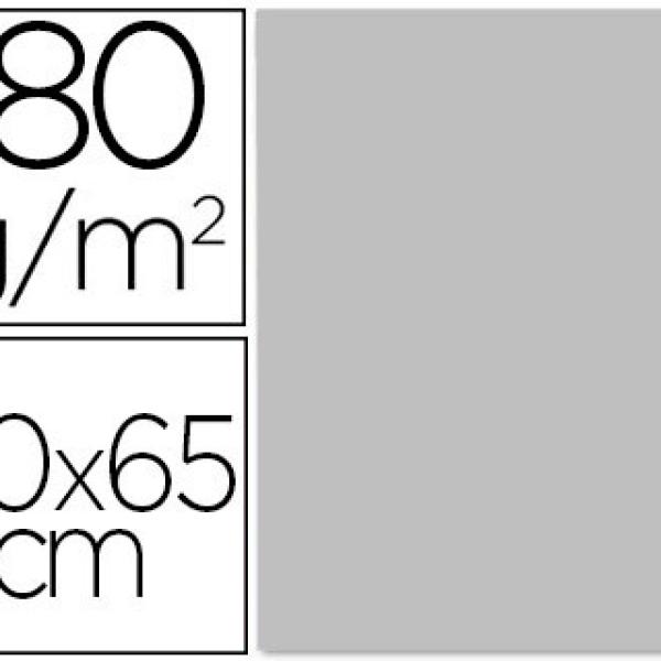Cartolina 50X65 180 Gr Cinza Embalagem de 25 Unidades