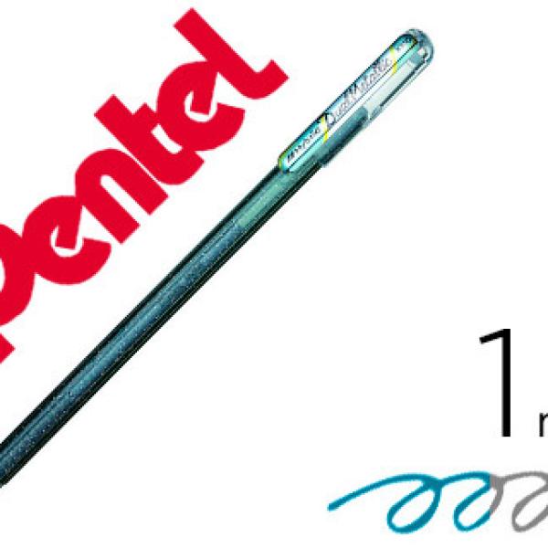 Roller Pentel K110 Dual Metallic Cor Prata