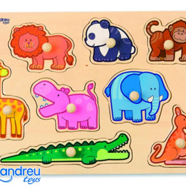 Puzzle Andreutoys Madeira Selva 8 Peças