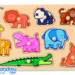Puzzle Andreutoys Madeira Selva 8 Peças