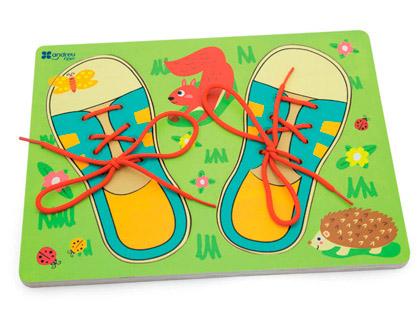 Jogo Andreutoys Enlaçar, Enrolar e Coser 30X22,5X1,3cm
