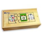 Puzzle Andreutoys Madeira Sequencias Temporais 10 Puzzles 24X12X6,5 cm