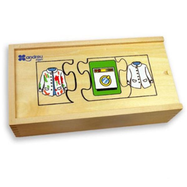 Puzzle Andreutoys Madeira Sequencias Temporais 10 Puzzles 24X12X6,5 cm