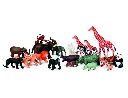Jogo Miniland Animais Da Quinta e Selva 30 Figuras