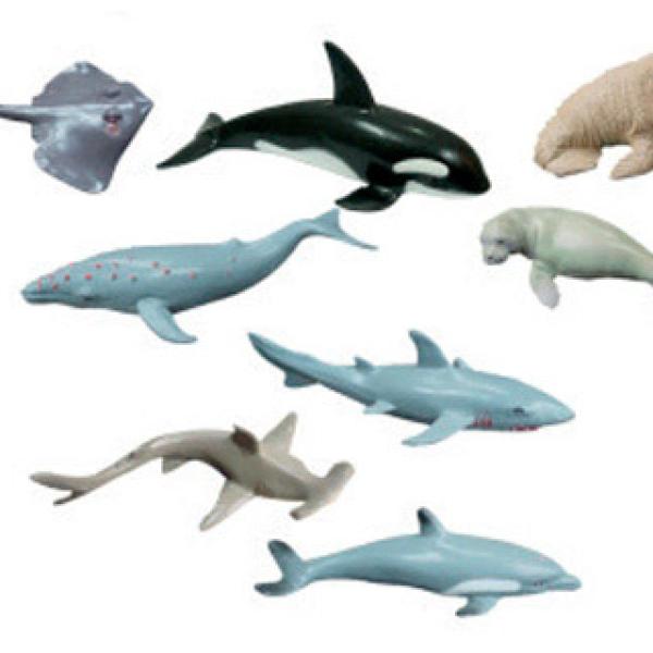 Jogo Miniland Animais Marinhos 8 Figuras