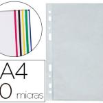 Bolsa Catalogo Q - Connect Din A4 70 Microns Pp Cristal c/ Borda Amarelo(10 Unidades)