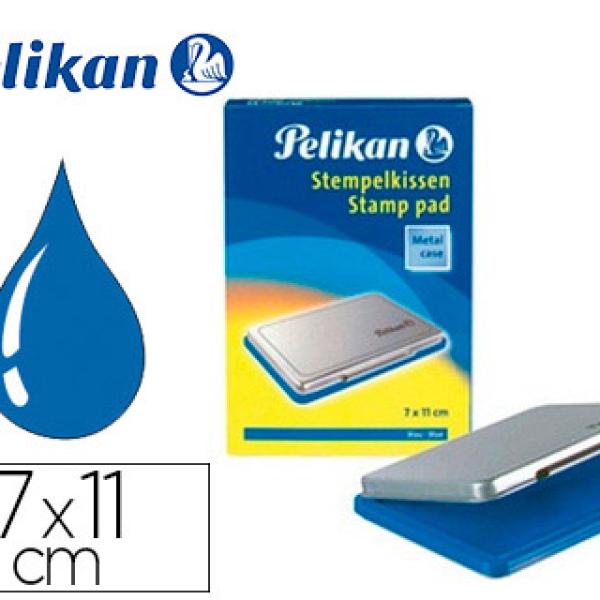 Almofada p/ Carimbo Pelikan Nº 2, 7 X 11 cm Azul
