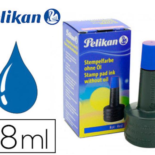 Tinta p/ Almofada Pelikan 4K, Frascos 28 ml, Azul