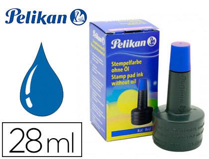 Tinta p/ Almofada Pelikan 4K, Frascos 28 ml, Azul