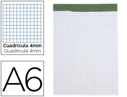 Bloco de Apontamentos Quad 4mma6 80F 60g/m2 Perfurado Sem Capa