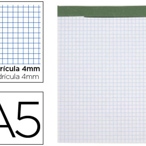 Bloco de Apontamentos A5 80F 60g/m2 Perfurado Sem Capa