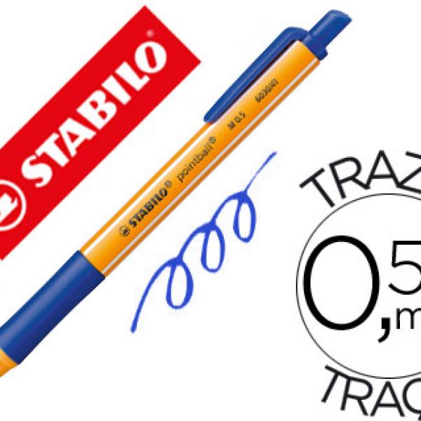 Caneta Stabilo Pointball 0,5 mm Cor Azul