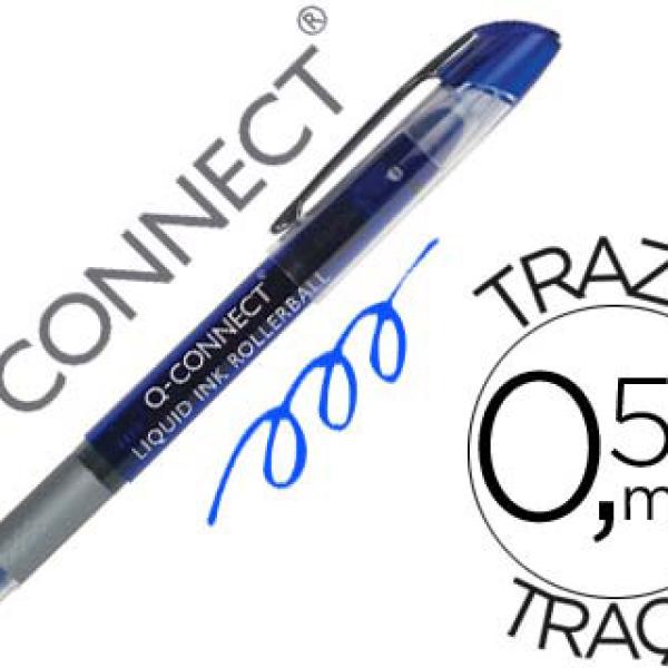 Marcador Q - Connect Roller Ball Azul 0,7 mm