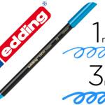 Marcador Edding Ponta Fibra 1200 Azul Metalizado N 73 Ponta Redonda 0,5 mm