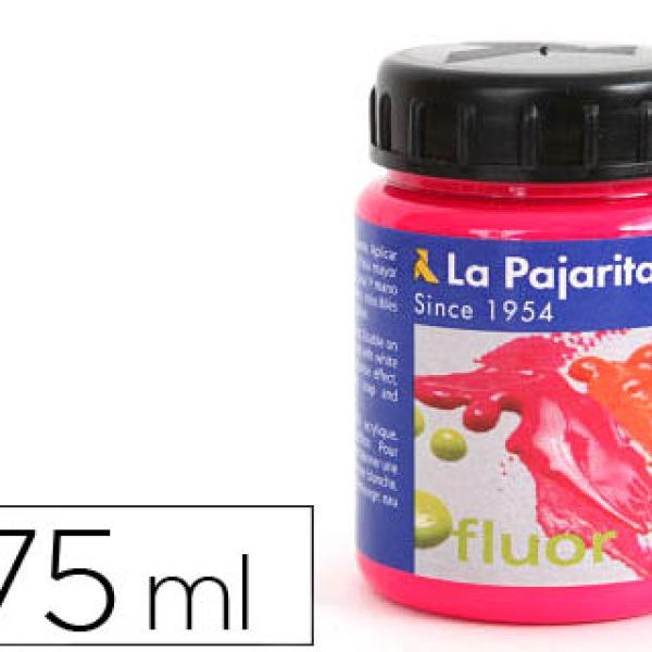 Pintura Latex La Pajarita F - 04 Magenta Fluorescente 75ml