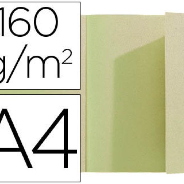 Classificador Exacompta de Cartolina Din A4 Verde 160g/m2 c/ Aba Interior