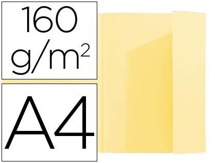 Classificador Exacompta de Cartolina Din A4 Amarelo 160g/m2 c/ Aba Interior