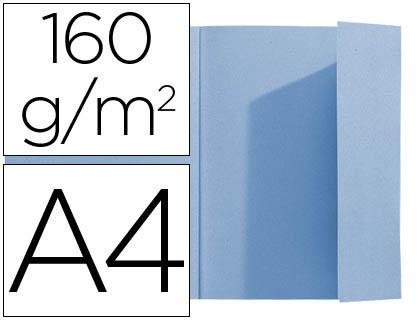 Classificador Exacompta de Cartolina Din A4 Azul 160g/m2 c/ Aba Interior