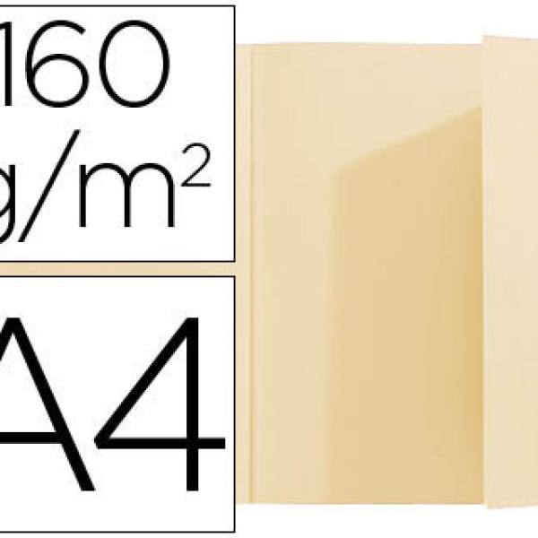 Classificador Exacompta de Cartolina Din A4 Creme 160g/m2 c/ Aba Interior