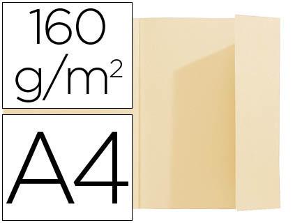 Classificador Exacompta de Cartolina Din A4 Creme 160g/m2 c/ Aba Interior