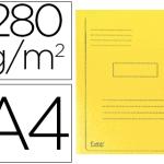 Classificador Exacompta de Cartolina Reciclada Din A4 Amarelo 280g/m2 c/ 2 Abas Interior