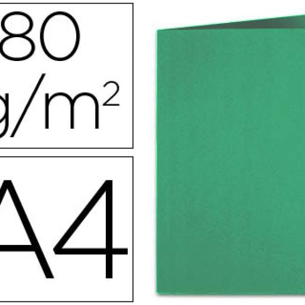 Classificador Exacompta de Cartolina Din A4 Verde Escuro 80g