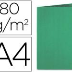 Classificador Exacompta de Cartolina Din A4 Verde Escuro 80g