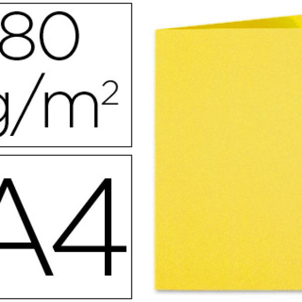 Classificador Exacompta de Cartolina Din A4 Amarelo 80g/m2