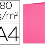 Classificador Exacompta de Cartolina Din A4 Rosa Fucsia 80g/m2