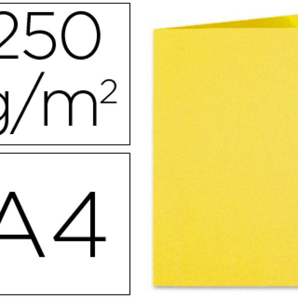 Classificador Exacompta Foldyne de Cartolina Reciclada Din A4 Amarelo 250g