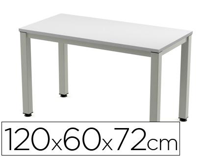 Mesa de Escritorio Rocada Executive 200Ad02 Alumínio /Cinza 120X60 cm