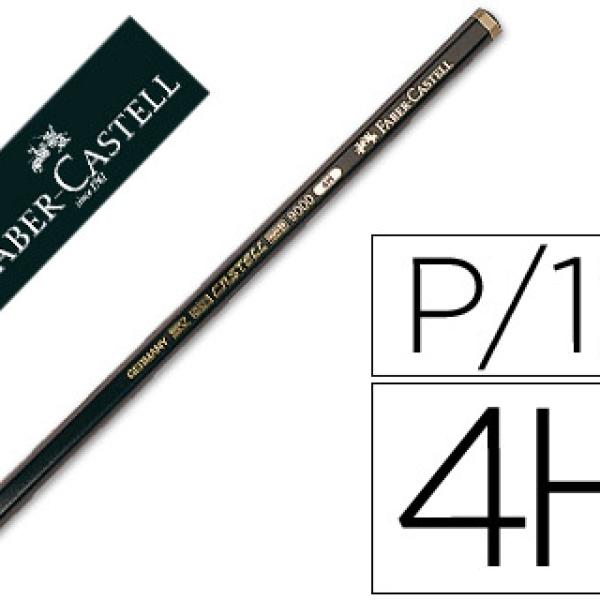 Lápis de Grafite Faber - Castell 9000 4H Unidade