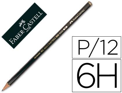 Lápis de Grafite Faber - Castell 9000 6H Unidade
