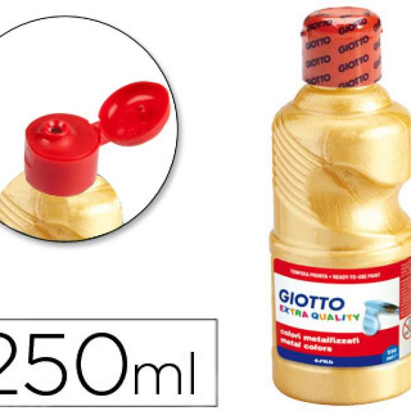 Guache Escolar Metal Giotto 250 ml Ouro