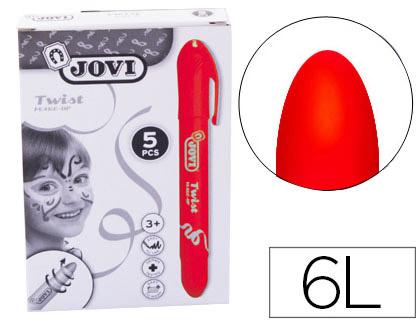Barra de Maquilhagem Jovi Twist Make - Up Vermelho (5 Unidades)