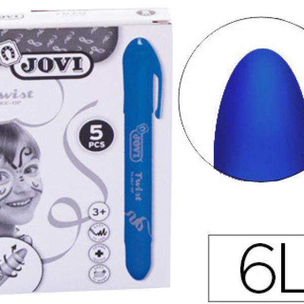 Barra de Maquilhagem Jovi Twist Make - Up Azul (5 Unidades)