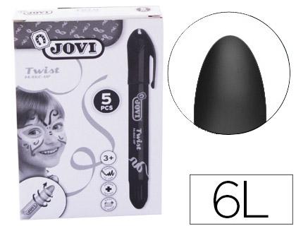 Barra de Maquilhagem Jovi Twist Make - Up Preto (5 Unidades)