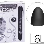 Barra de Maquilhagem Jovi Twist Make - Up Preto (5 Unidades)