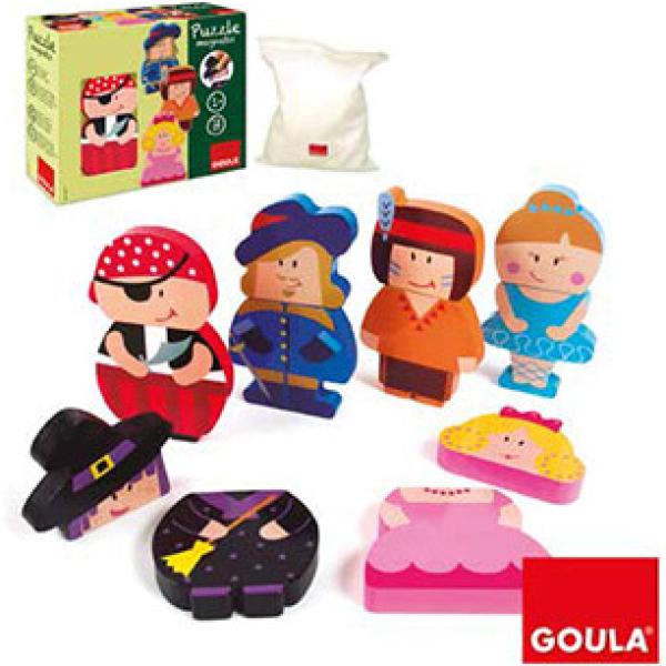Puzzle Infantil Personagens Magneticas - GOULA