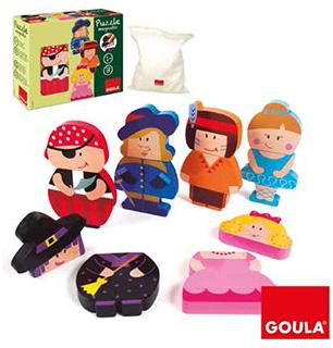 Puzzle Infantil Personagens Magneticas - GOULA