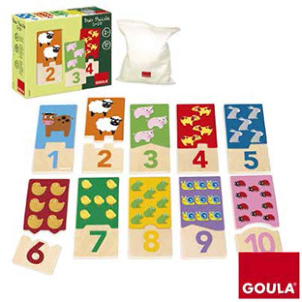 Puzzle Infantil Duo 1 - 10 - GOULA