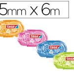 Corretor Tesa Roller Fita Mini 6 Mt X5 mm